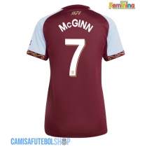Camisa de time de futebol Aston Villa John McGinn #7 Replicas 1º Equipamento Feminina 2025-26 Manga Curta